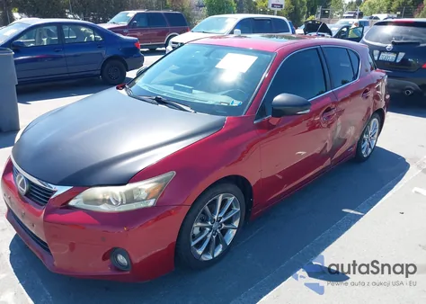 2012 Lexus Ct 200H Premium из США, поврежденный, VIN JTHKD5BH6C2095264